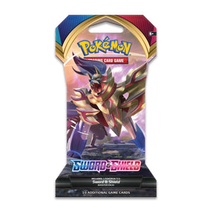 Pokemon TCG: Sword And Shield Base Set Sleeved Booster Pack Art Bundle [Set of 4]