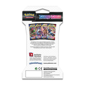 Pokemon TCG: Sword And Shield Base Set Sleeved Booster Pack Art Bundle [Set of 4]