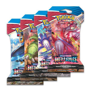 Pokemon TCG: Battle Styles Sleeved Booster Pack Art Bundle [Set of 4]