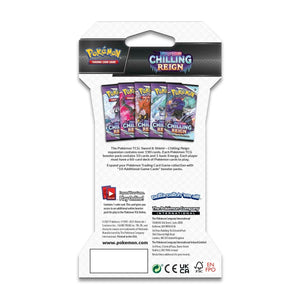 Pokemon TCG: Chilling Reign Sleeved Booster Pack Art Bundle [Set of 5]