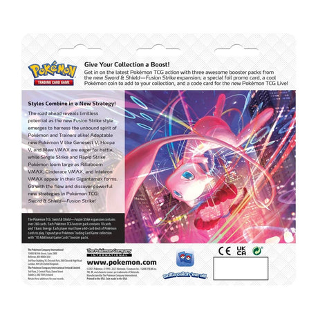 Pokemon TCG: Fusion Strike 3 Pack Blister [Eevee]