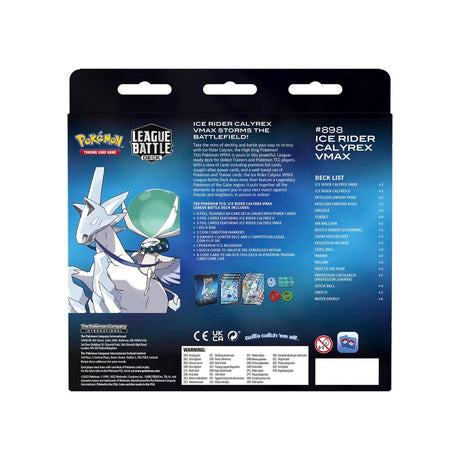 Pokemon TCG: Ice Rider Calyrex VMAX League Battle Deck