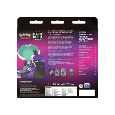 Pokemon TCG: Shadow Rider Calyrex VMAX League Battle Deck