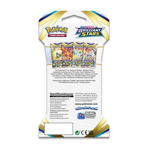 Pokemon TCG: Brilliant Stars Sleeved Booster Pack Art Bundle [Set of 4]