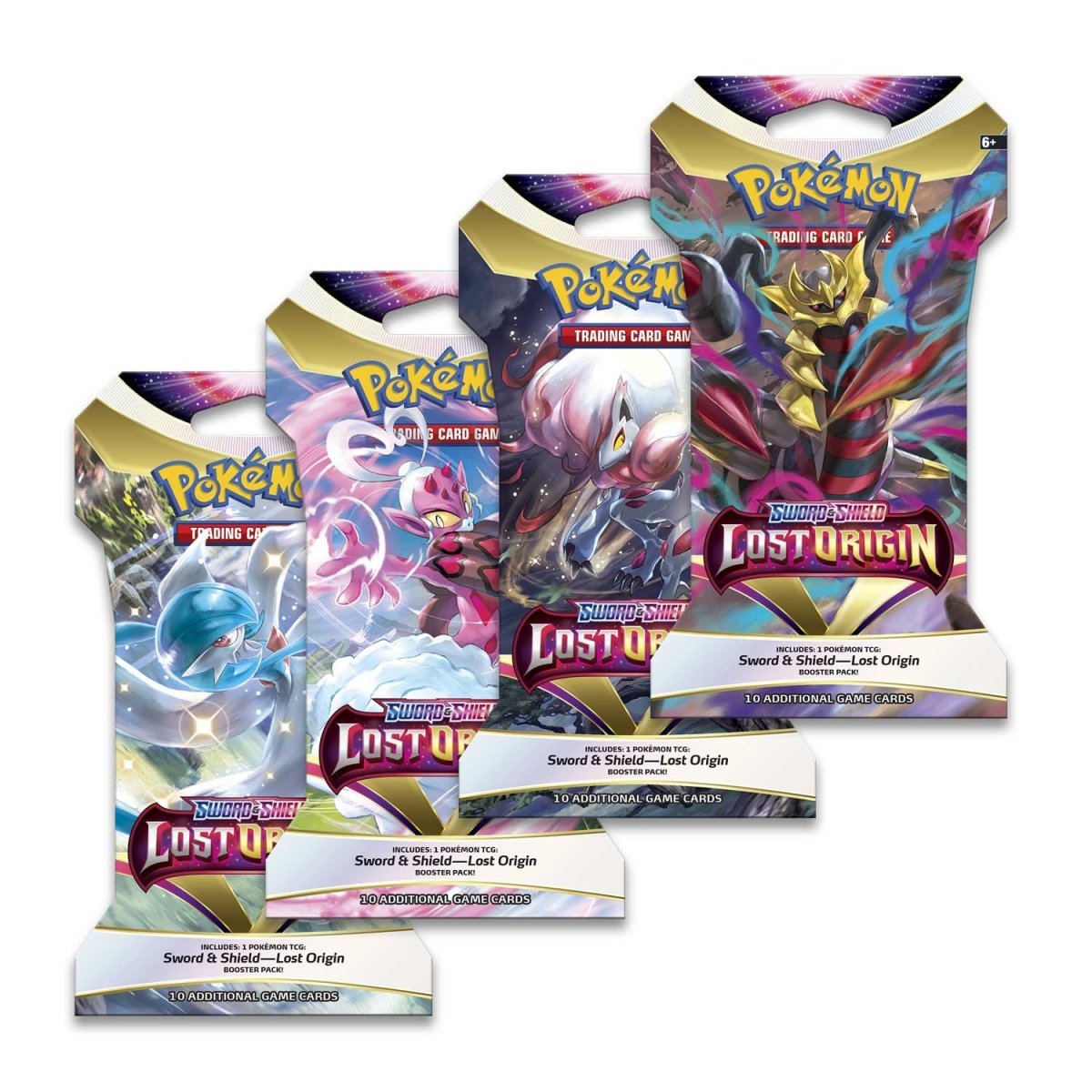 Pokemon TCG: Lost Origin Sleeved Booster Pack Art Bundle [Set of 4]
