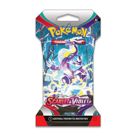 Pokemon TCG: Scarlet & Violet Sleeved Booster Pack Art Bundle [Set of 4]