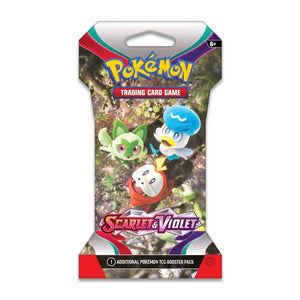 Pokemon TCG: Scarlet & Violet Sleeved Booster Pack Art Bundle [Set of 4]