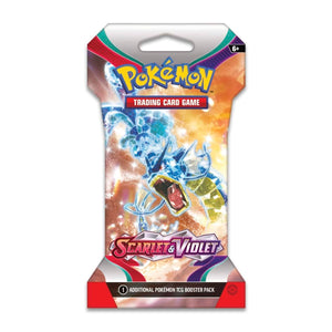 Pokemon TCG: Scarlet & Violet Sleeved Booster Pack Art Bundle [Set of 4]