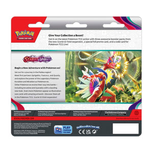 Pokemon TCG: Scarlet & Violet Base - 3 Pack Blister - Dondozo