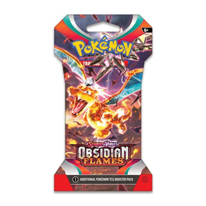 Pokemon TCG: Obsidian Flames Sleeved Booster Pack Art Bundle [Set of 4]