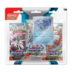 Pokemon TCG: Scarlet & Violet 4 - Paradox Rift - 3-Pack Blister - Arctibax