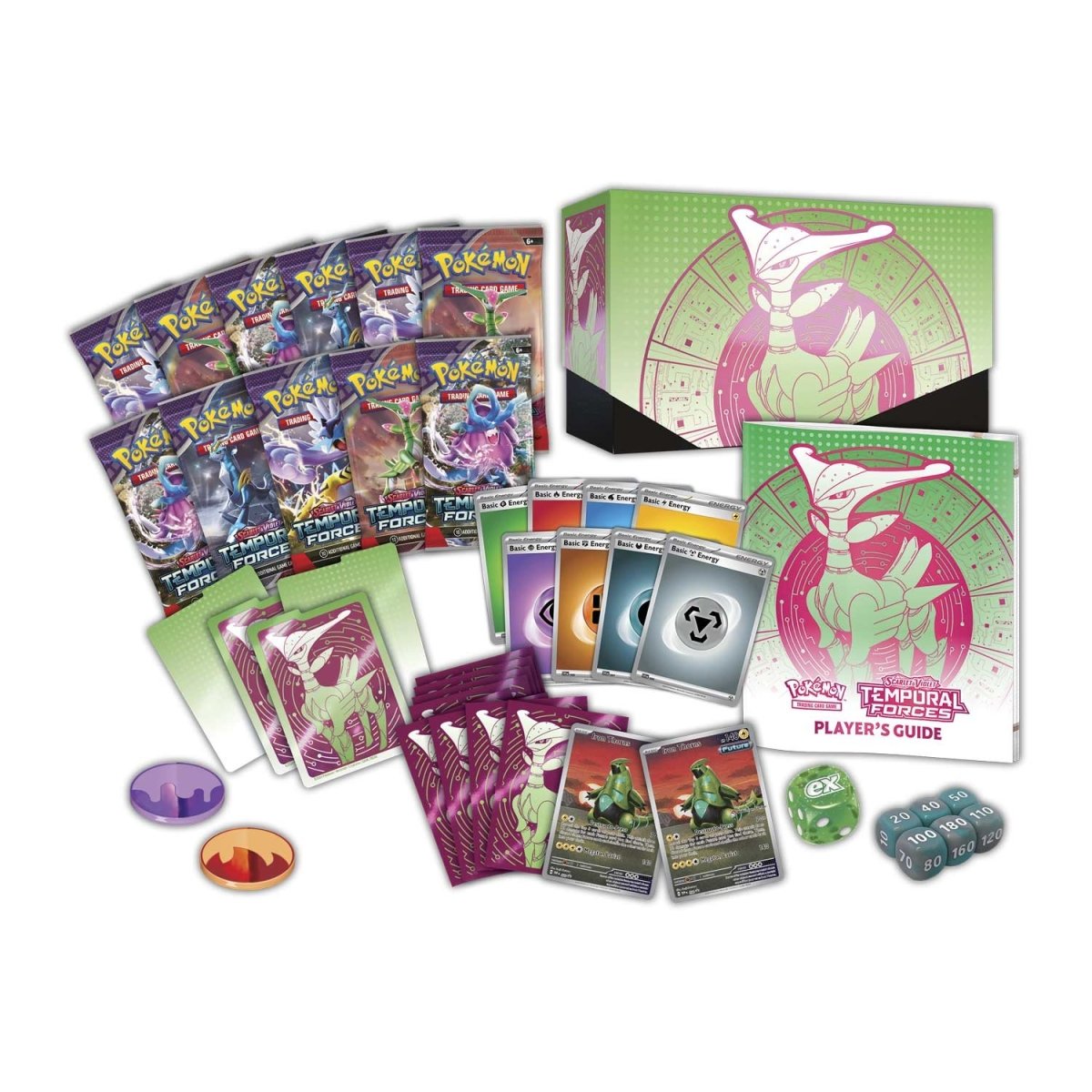 Pokemon TCG: Temporal Forces - Elite Trainer Box - Iron Leaves / Walking Wake