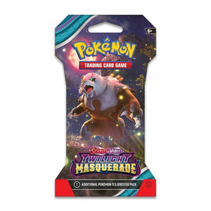 Pokemon TCG: Twilight Masquerade Sleeved Booster Pack Art Bundle [Set of 4]