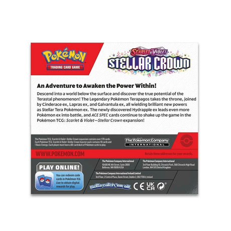 Pokemon TCG: Stellar Crown Booster CDU