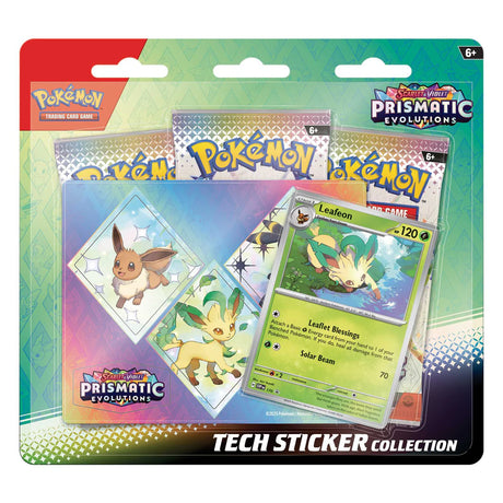 Pokemon TCG: Scarlet & Violet 8.5 - Prismatic Evolutions Tech Sticker Collection 1 at random