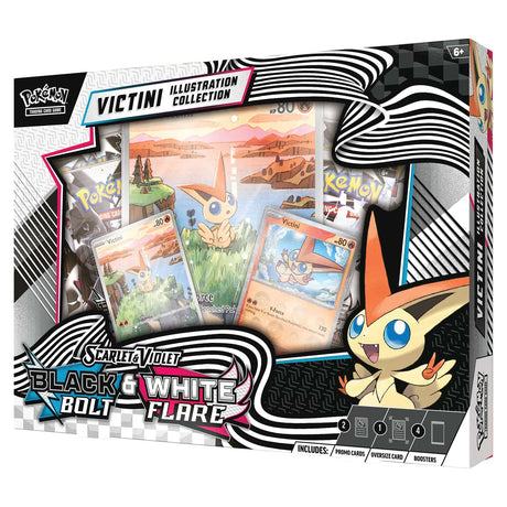 Scarlet & Violet 10.5-Black Bolt & White Flare Unova Victini Illustration Collection