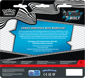Pokemon TCG: Scarlet & Violet 10.5 - Black Bolt - Tech Sticker Collection Reuniclus