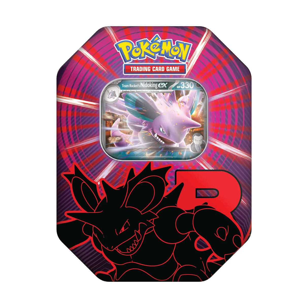 Pokemon TCG: Team Rocket Tin - Nidoking ex