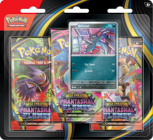 Pokemon TCG: Mega Evolution - Phantasmal Flames - 3 Pack Blister Box