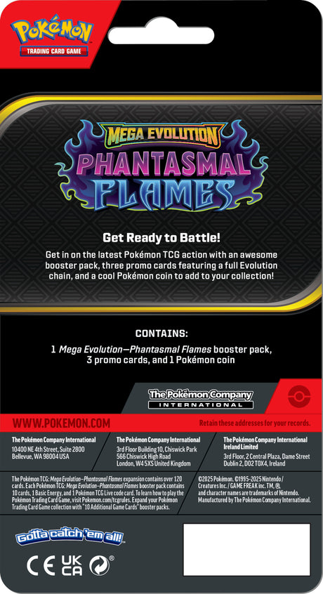 Pokemon TCG: Mega Evolution - Phantasmal Flames - Premium Checklane