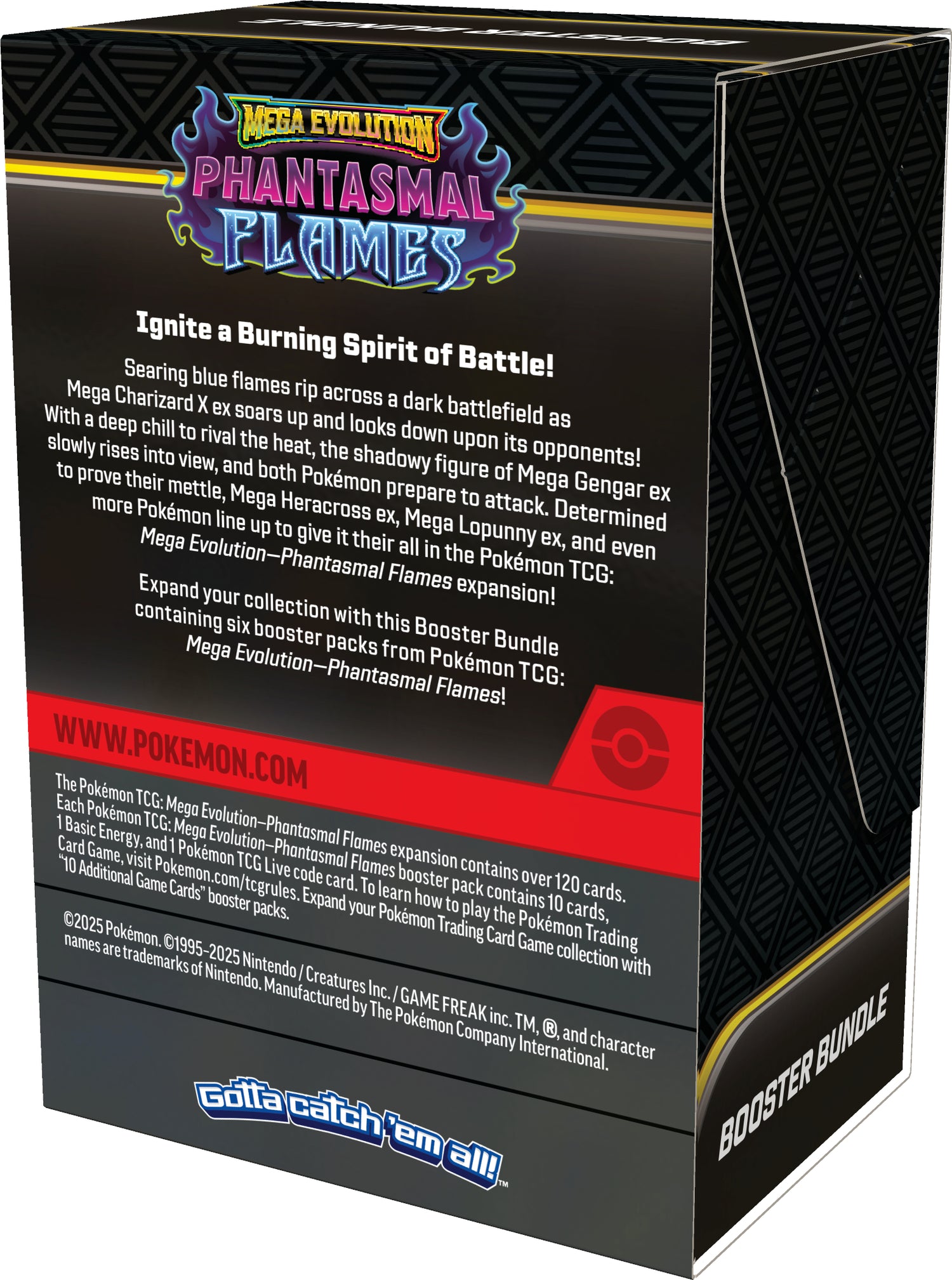 Pokemon TCG: Mega Evolution - Phantasmal Flames - Booster Bundle  TGC