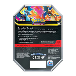 Pokemon TCG: Mega Charizard ex Tin  - Assorted (Random)