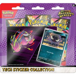 Pokemon TCG: Mega Evolution Ascended Heroes - Tech Sticker Collection - Gastly