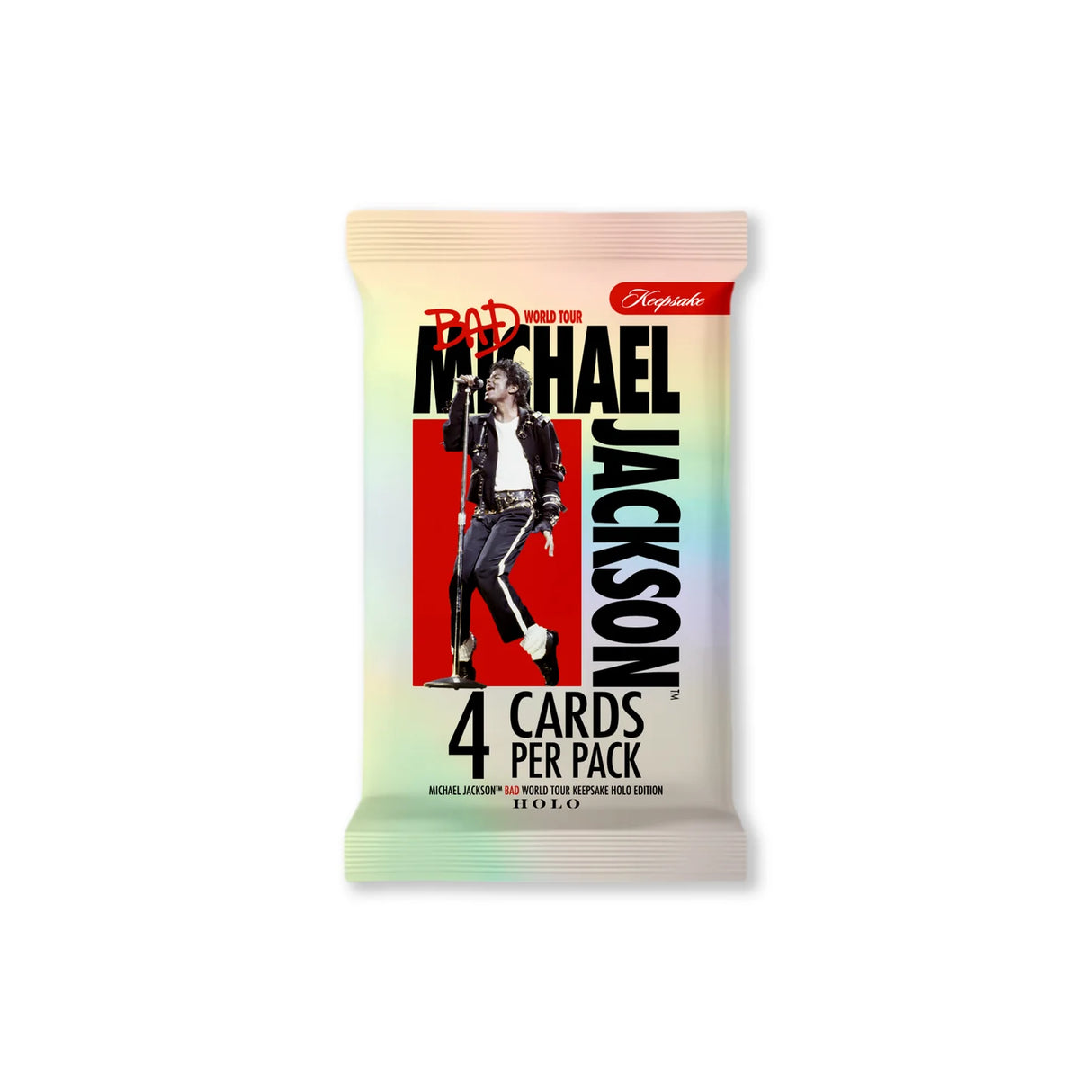 Keepsake Michael Jackson BAD World Tour Exclusive Holo Edition