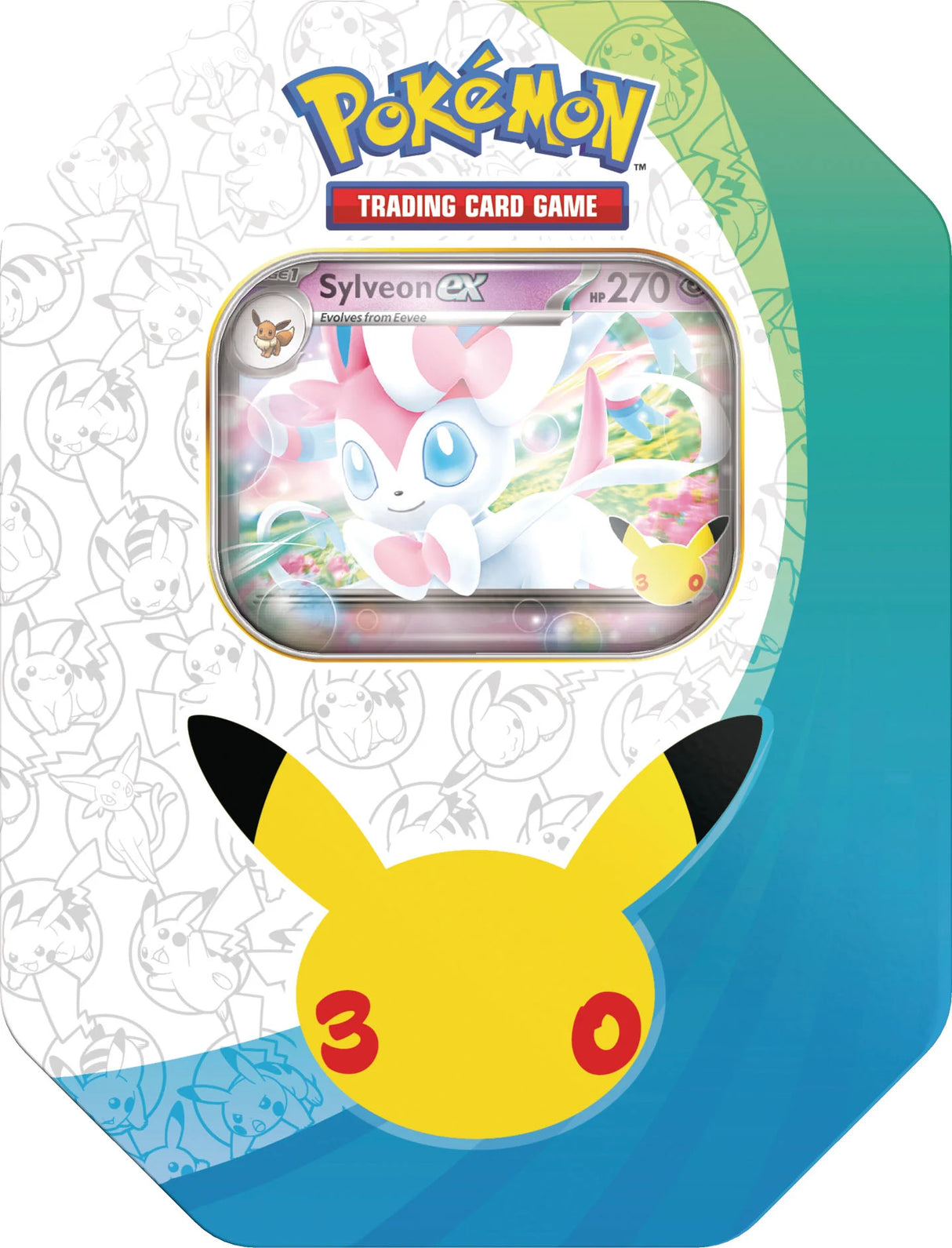 Pokemon TCG: EX Tin - Sylveon - 30th Celebration
