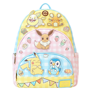 Loungefly - Pokemon Cafe Triple Pocket Backpack