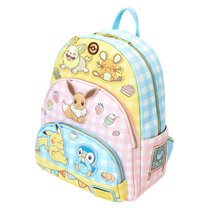 Loungefly - Pokemon Cafe Triple Pocket Backpack