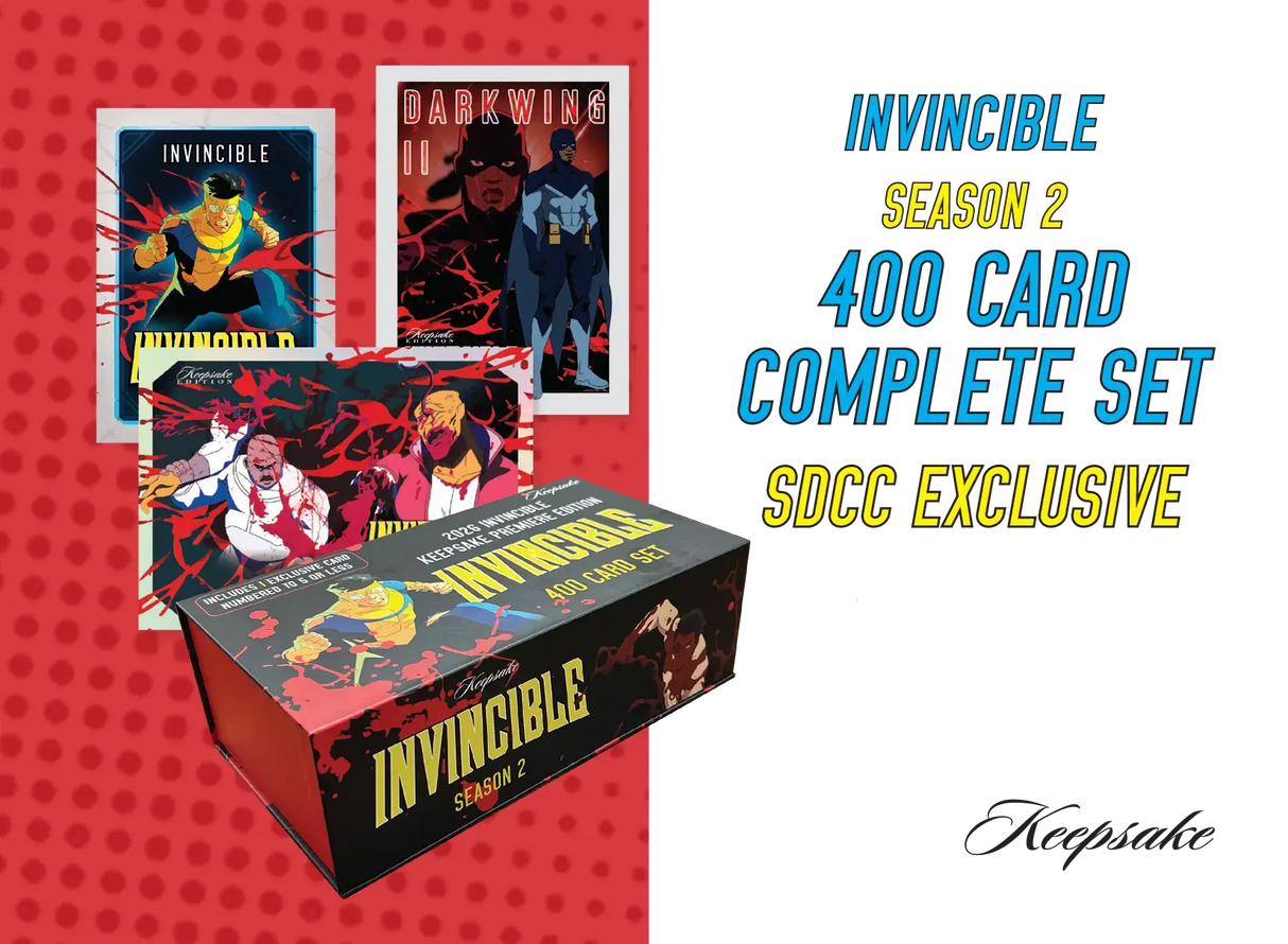Keepsake Invincible Season 2 400 Card Complete Set SDCC Exclusive