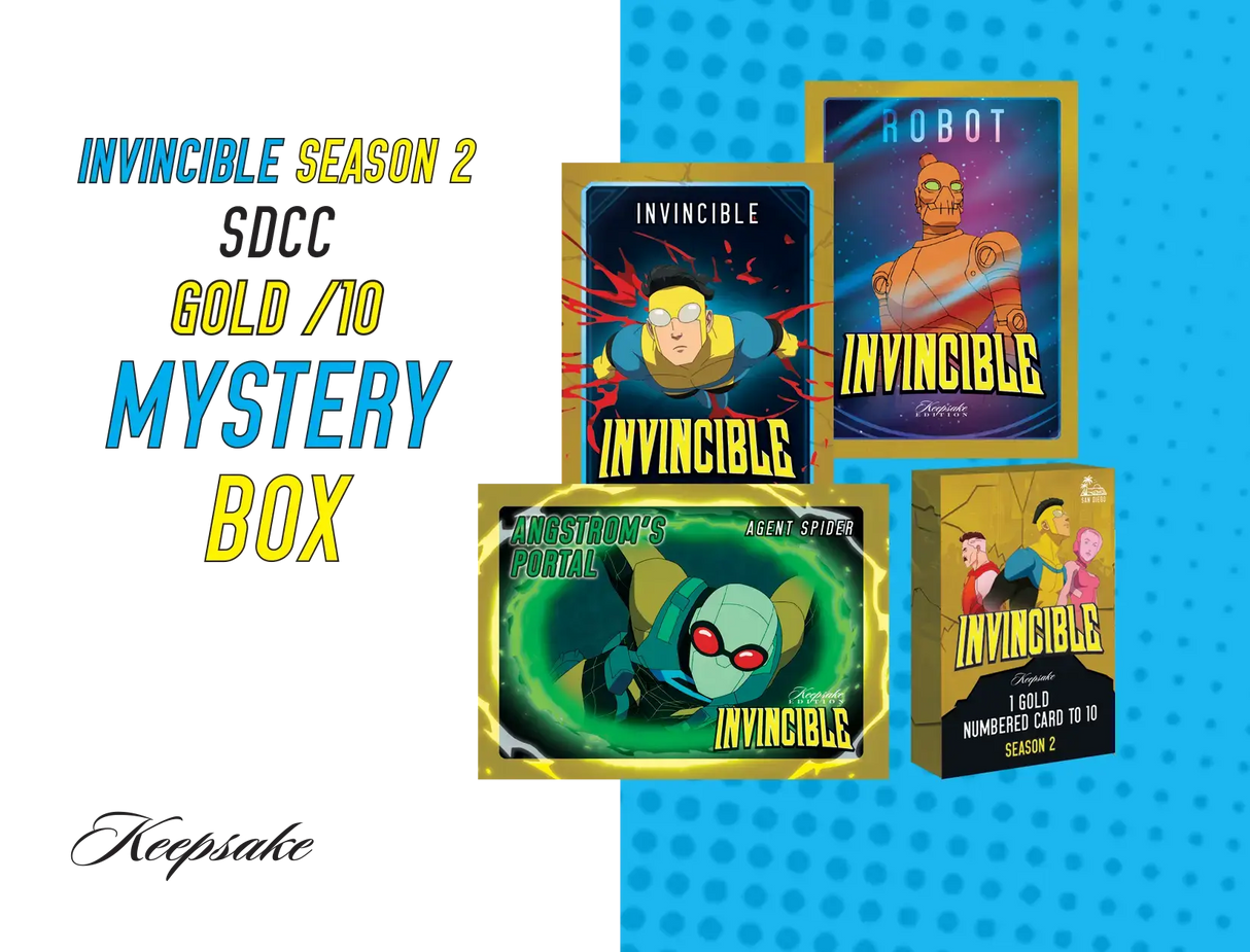 Keepsake Invincible Season 2 Gold /10 Mystery Box