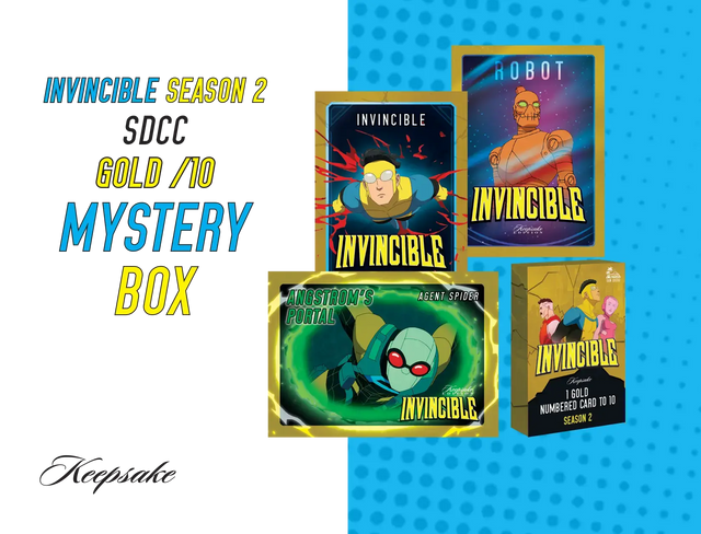 Keepsake Invincible Season 2 Gold /10 Mystery Box