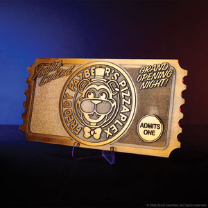 Five Nights at Freddy’s Pizzaplex Opening Night Ticket