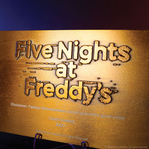 Five Nights at Freddy’s Pizzaplex Opening Night Ticket
