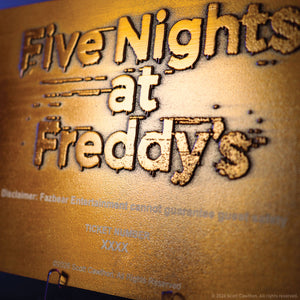Five Nights at Freddy’s Pizzaplex Opening Night Ticket