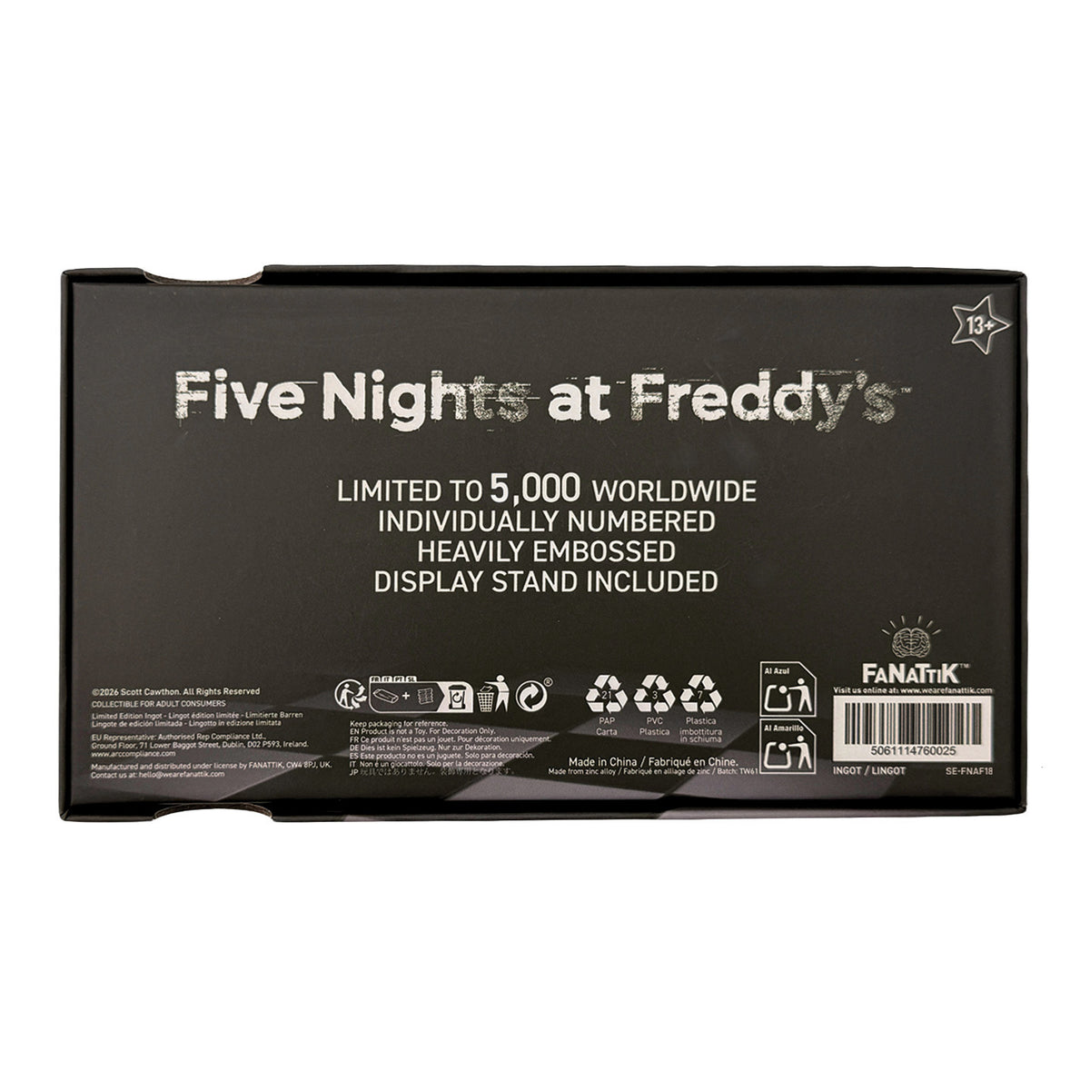 Five Nights at Freddy’s Pizzaplex Opening Night Ticket