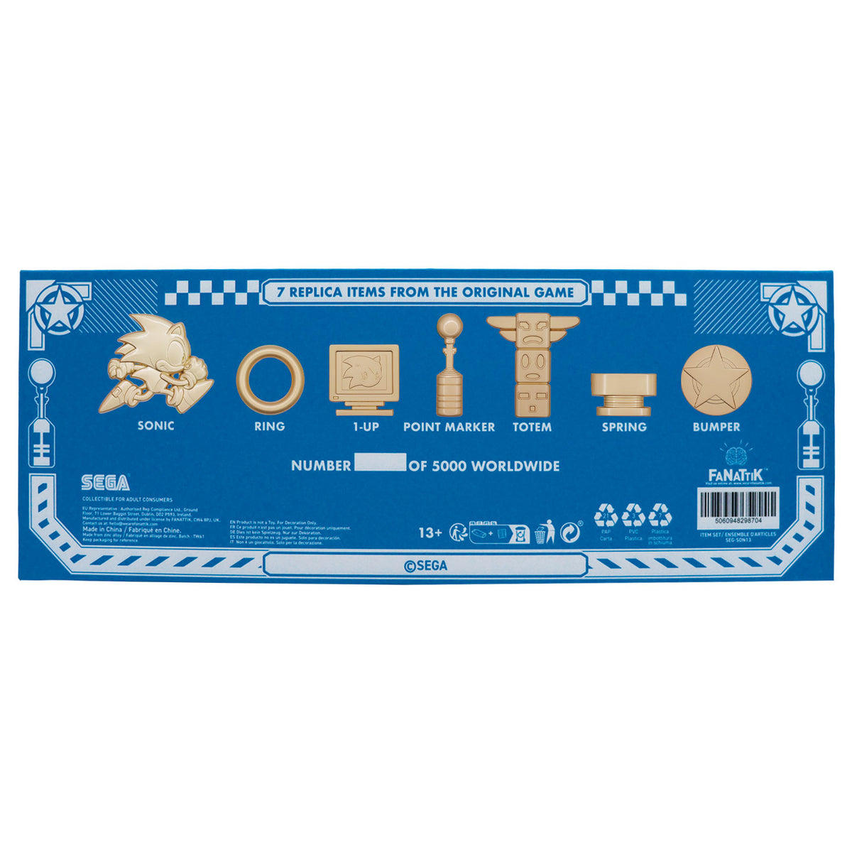 Sonic the Hedgehog Limited Edition Commemorative Icons Set