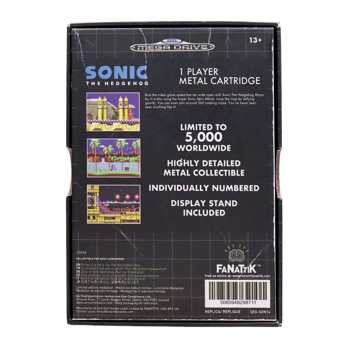 Sonic the Hedgehog – Limited Edition Game Cartridge Replica