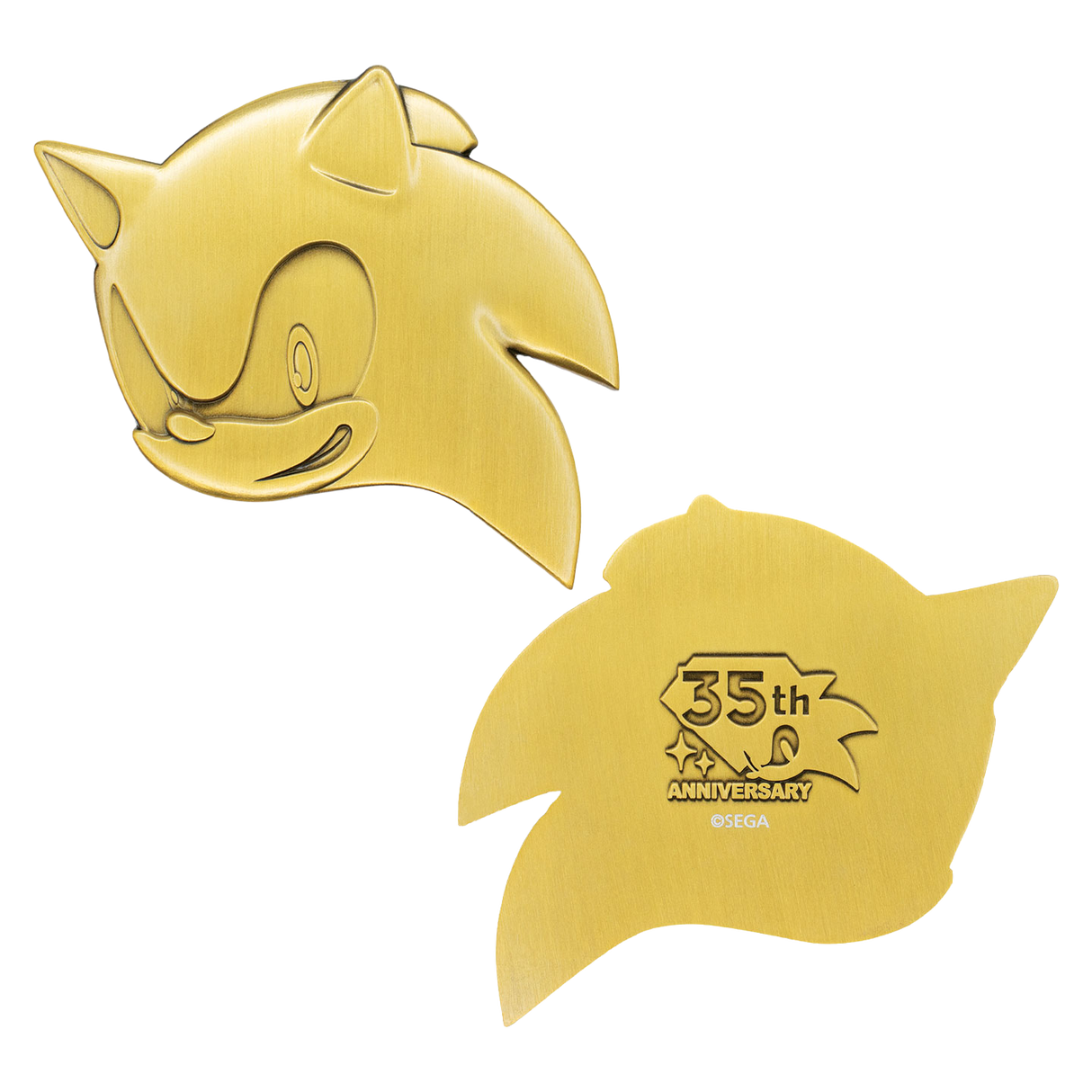 Sonic the Hedgehog – 35th Anniversary Limited Edition Then & Now Medallion Set