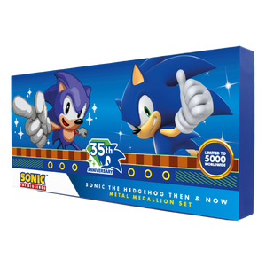 Sonic the Hedgehog – 35th Anniversary Limited Edition Then & Now Medallion Set