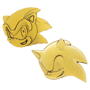 Sonic the Hedgehog – 35th Anniversary Limited Edition Then & Now Medallion Set
