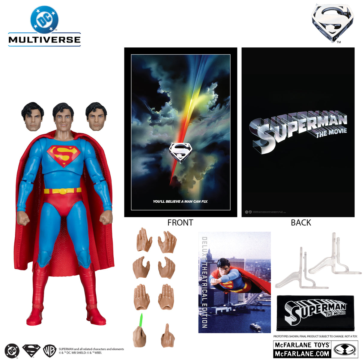 McFarlane DC Theatrical Deluxe 7IN - Superman 1978
