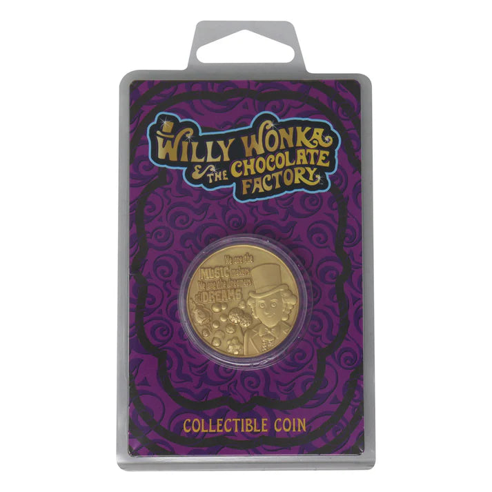 Willy Wonka Chocolate Factory Limited Edition Collectible Coin