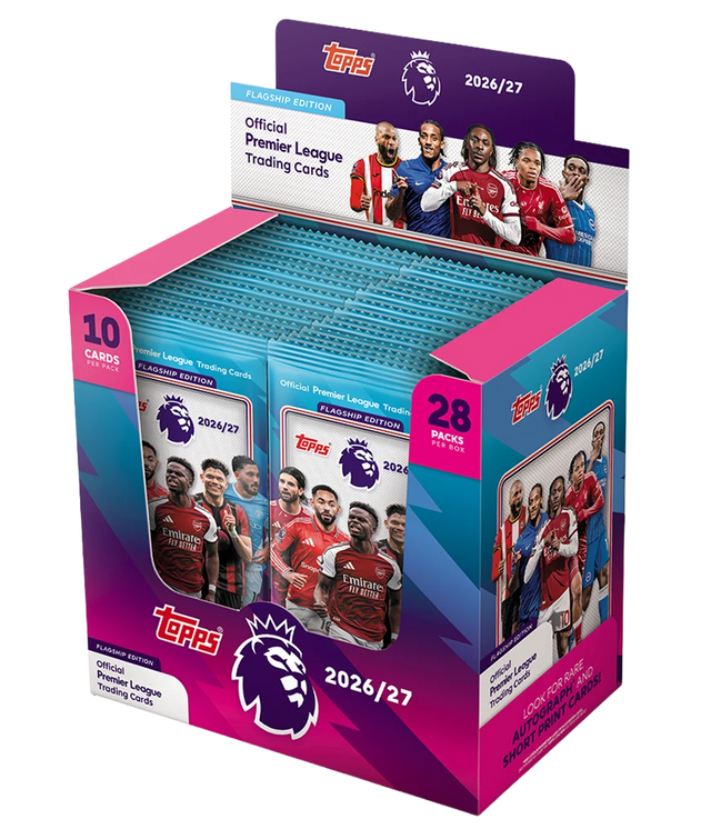 Topps - Flagship Premier League 2026/27 Card Packets (28 Count)