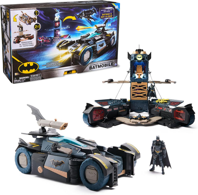 Spin Master DC Batman Playset Ultimate Transforming Batmobile 2-in-1