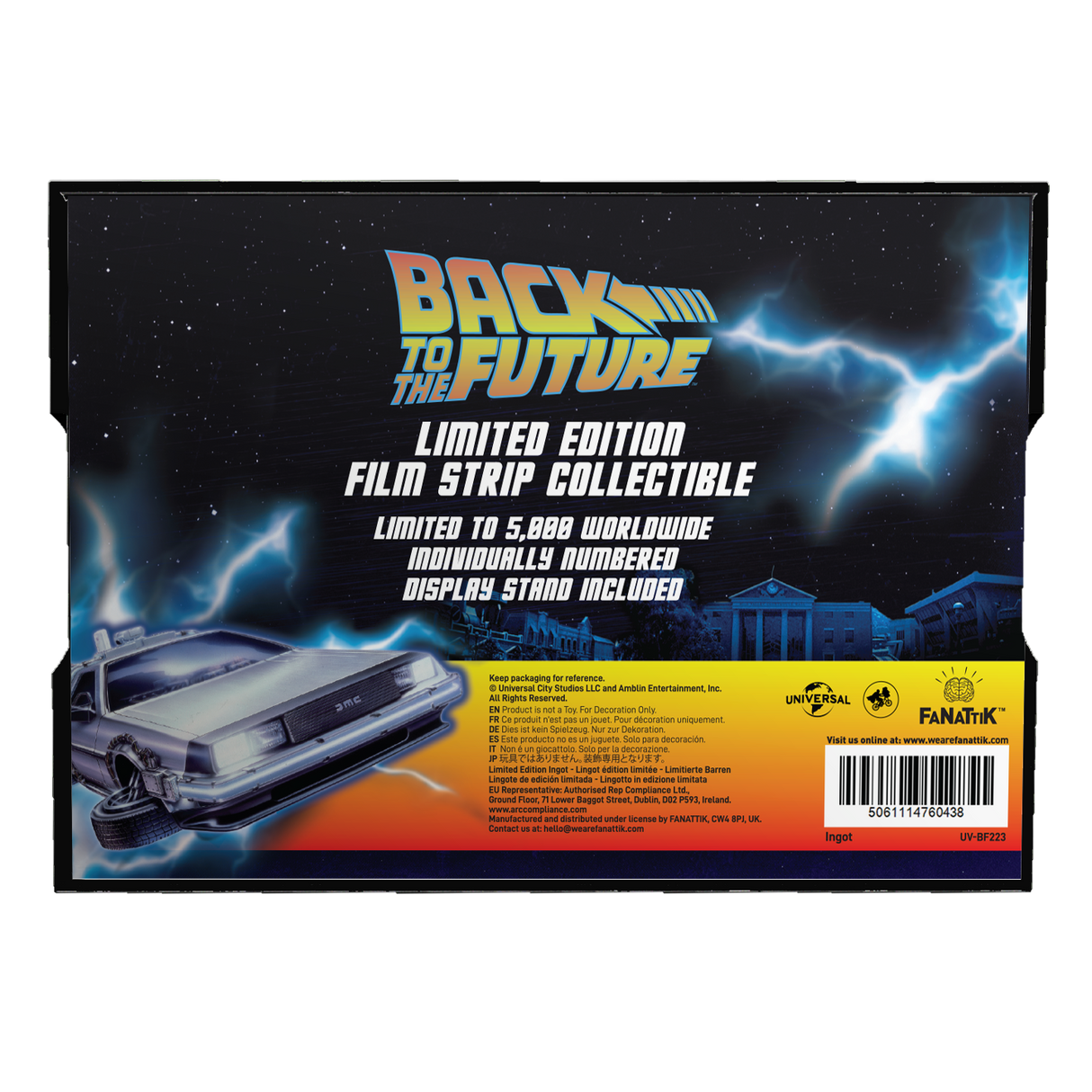 Back to the Future – Limited Edition Metal Film Strip Collectible