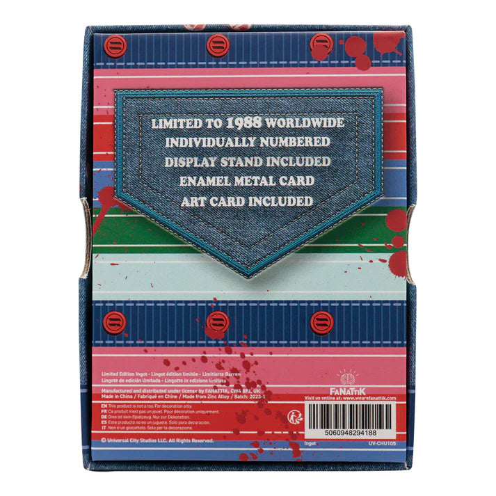 Chucky Limited Edition Ingot and Spell Card