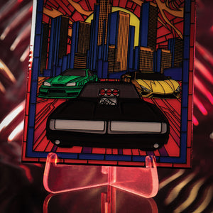 Fast & Furious - Stained Glass Style Metal Ingot
